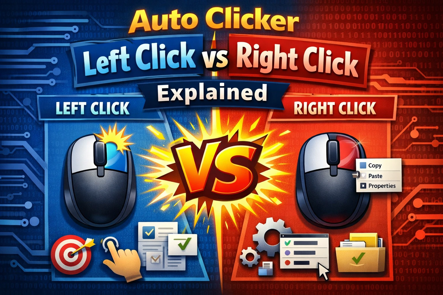 Auto Clicker Left Click vs Right Click Explained