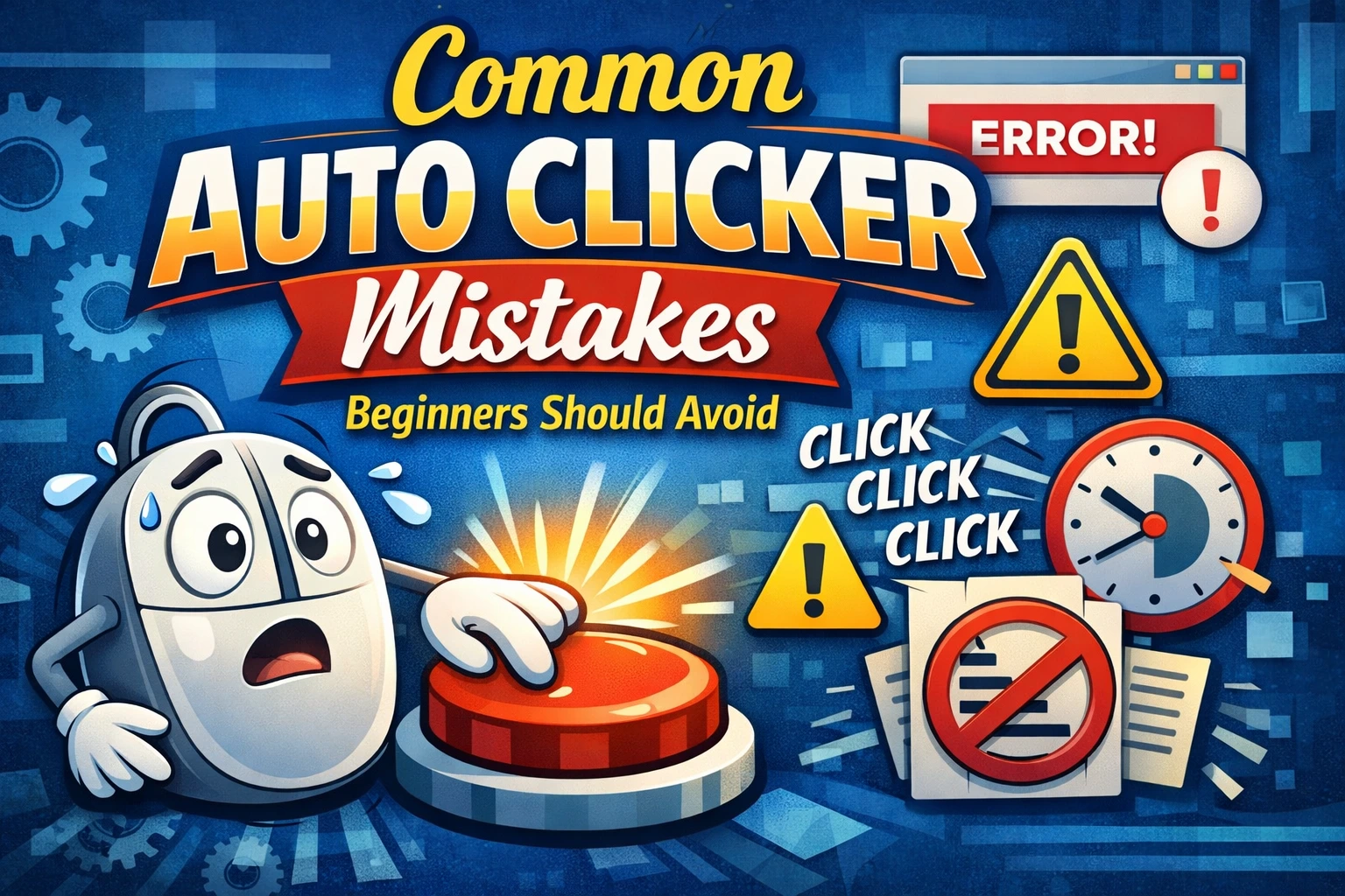 Common Auto Clicker Mistakes Beginners Should Avoid