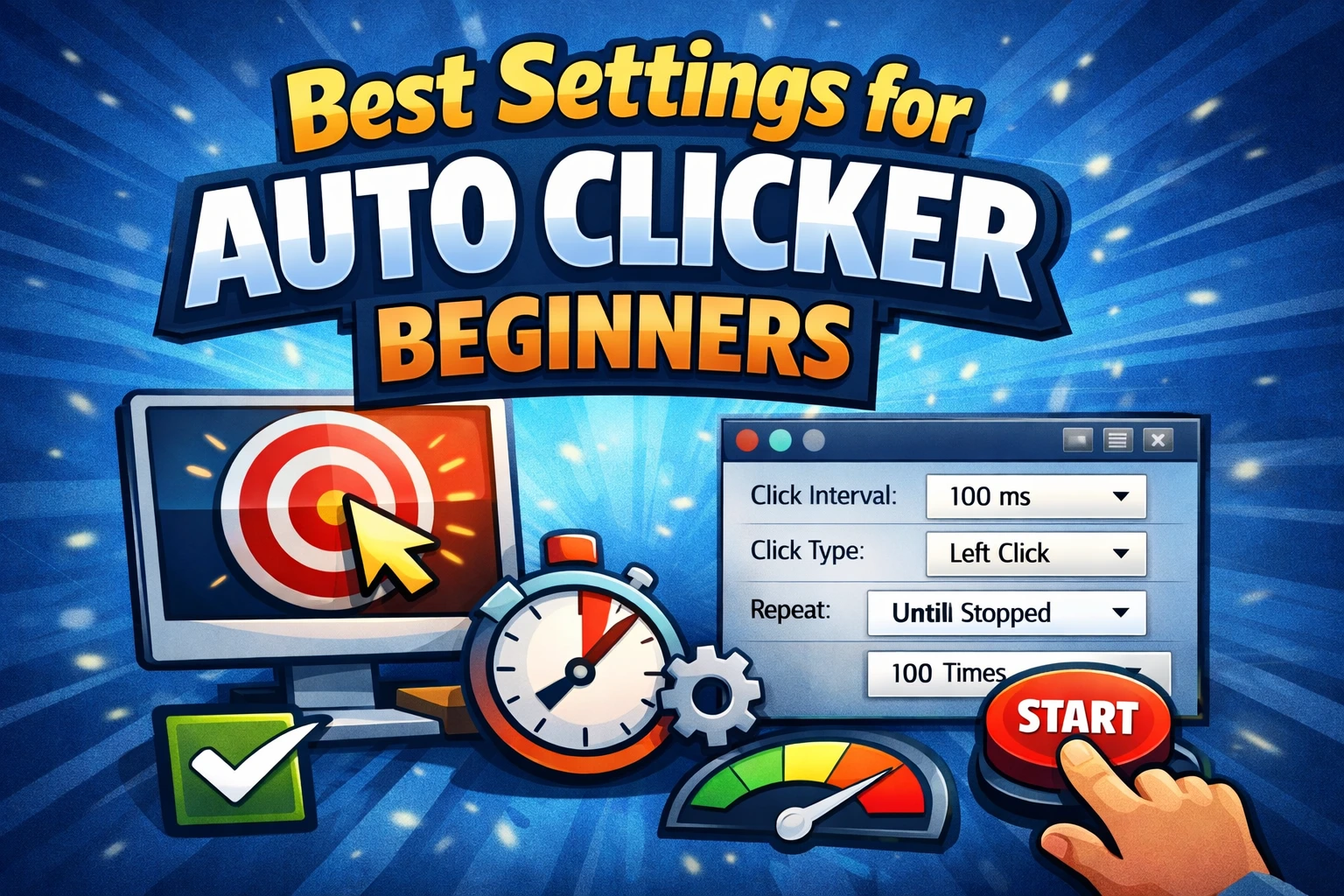 Best Settings for Auto Clicker Beginners