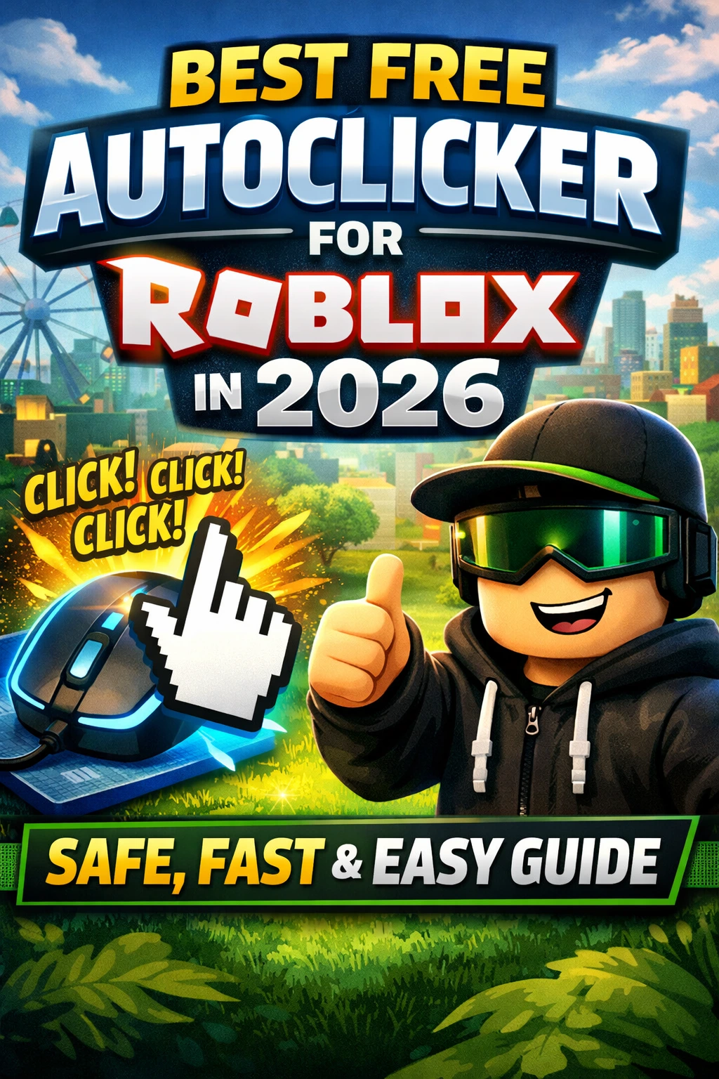 Best Free Autoclicker for Roblox in 2026 (Safe, Fast & Easy Guide)