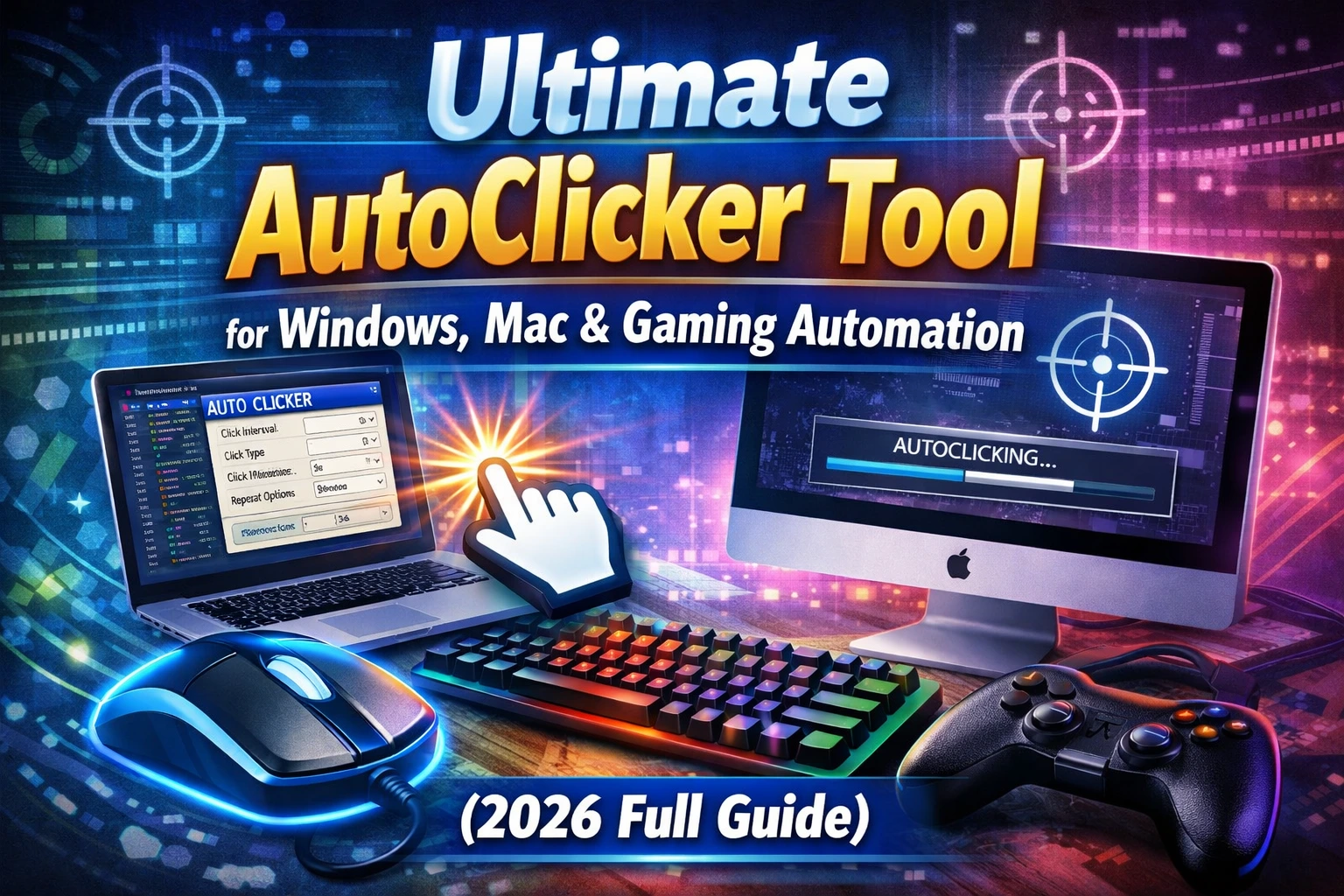 Ultimate AutoClicker Tool for Windows, Mac & Gaming Automation (2026 Full Guide)
